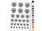 Chinese New Year Lion Dancer Head Temporary Tattoo Water Resistant Fake Body Art Set Collection